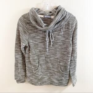 Love Appella Olive Green Cowl Neck Knit Top